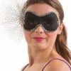 Generic Masquerade Ball Black And Silver Masquerade Facepiece