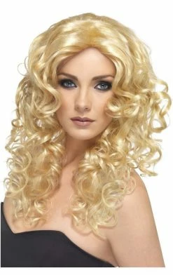 Smiffys All Themes Britney Glamour Blonde Wig