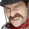 Smiffys Brown Cowboy Moustache All Themes