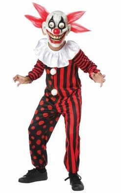 Palmer Child Halloween Clown Googly Eye Costume