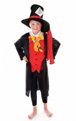 Bristol Novelty Kids Mad Hatter Costume All Themes
