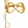 Generic Masquerade Ball Gold Masquerade Facepiece