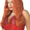California Costumes All Themes Jessica Rabbit Wig - Red