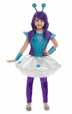 Smiffys Kids Alien Girl Costume