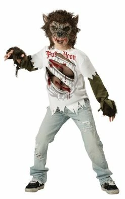 InCharacter Costumes All Themes Kids Cursed Werewolf Fancy Dress