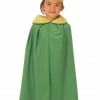 Charlie Crow Kids Green Cloak & Crown Costume