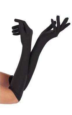 Generic Burlesque Long Black Gloves