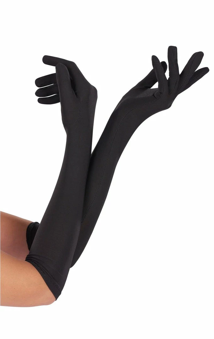 Generic Burlesque Long Black Gloves 3 Generic Burlesque Long Black Gloves