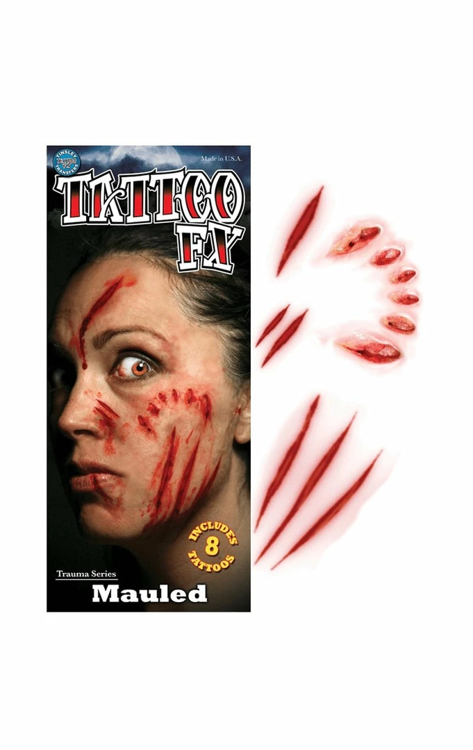 Tinsley Transfers All Themes Mauled Trauma Tattoo Transfer 3 Tinsley Transfers All Themes Mauled Trauma Tattoo Transfer