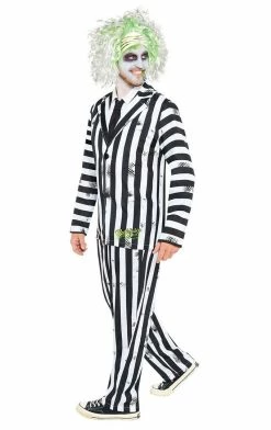 Generic Mens Beetlejuice Costume 7 Generic Mens Beetlejuice Costume