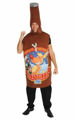 Orion Costumes All Themes Mens Rudolph Red Nose Reinbeer Costume