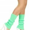 Generic Neon Green Leg Warmers Disco