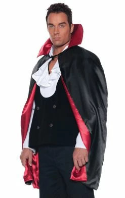 Underwraps All Themes Reversible Black And Red Cape