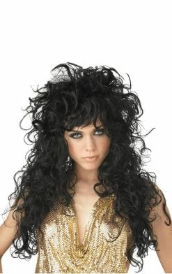 California Costumes All Themes Seduction Black Wig