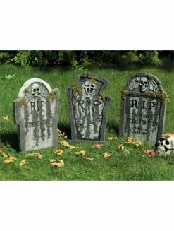 Generic All Themes Tombstones With Moss Accessory