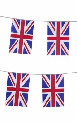 Generic Union Jack Square Bunting Decoration British