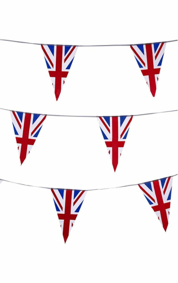 Generic Union Jack Triangle Bunting Decoration 3 Generic Union Jack Triangle Bunting Decoration