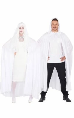 Generic Unisex White Cape Costume