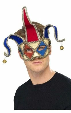 Smiffys Venetian Musical Jester Eyefacepiece All Themes