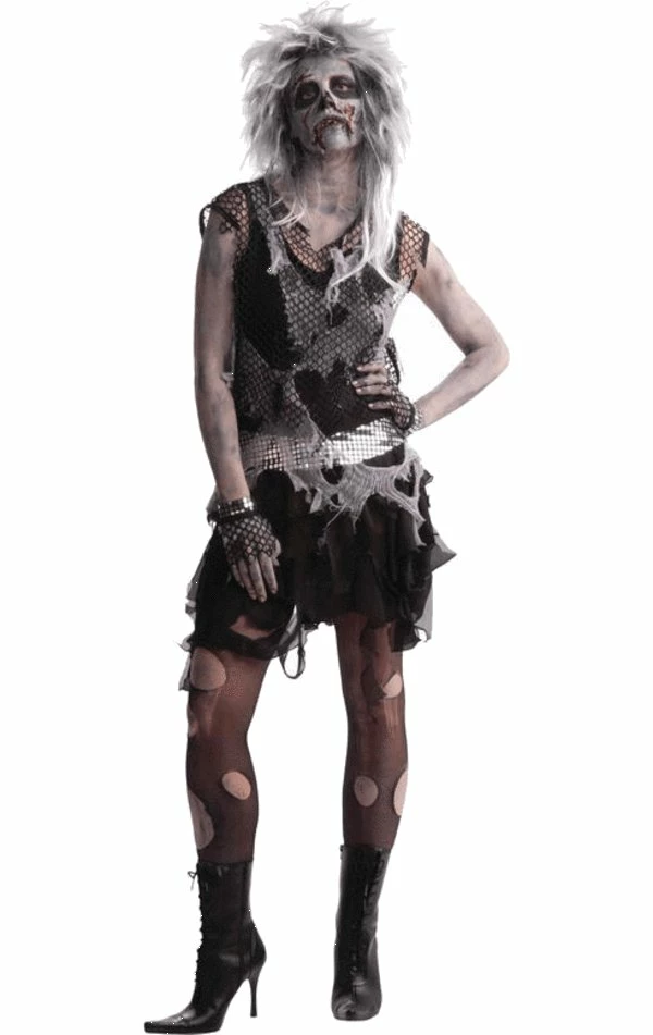 Bristol Novelty All Themes Womens Punk Zombie Costume 3 Bristol Novelty All Themes Womens Punk Zombie Costume