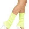 Generic 1990s Yellow Neon Leg Warmers